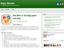 Tablet Screenshot of angrymarmot.org